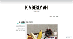 Desktop Screenshot of kimberlyah.com