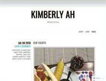 Tablet Screenshot of kimberlyah.com